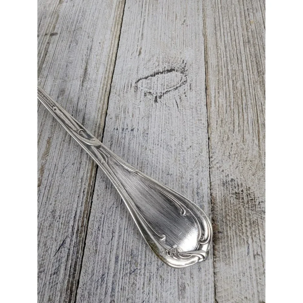 Reed & Barton Modern Art Silverplate 1904 Casserole Berry Spoon 8 3/4